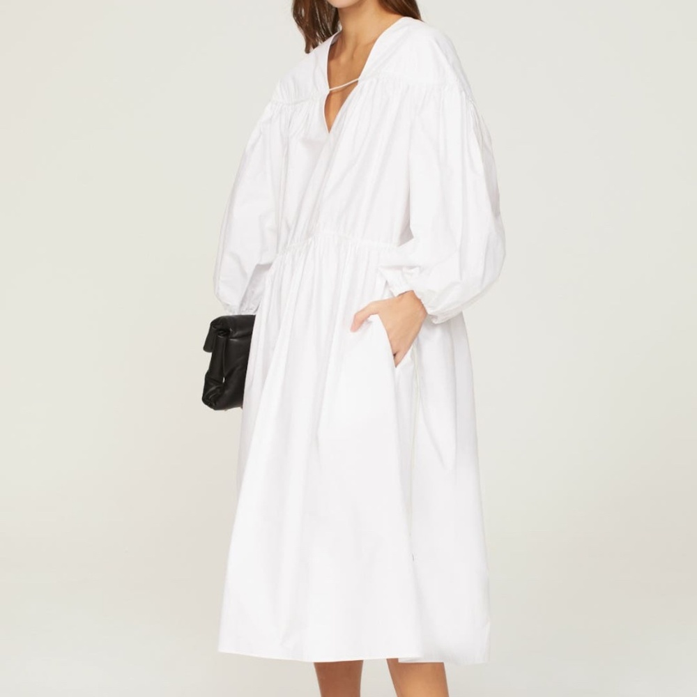 White Midi Dress by Rosetta Getty x RTR